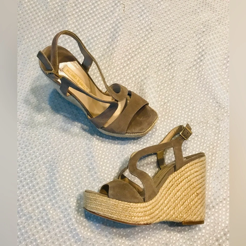 Paloma Barcelo‎ wedges espadrilles